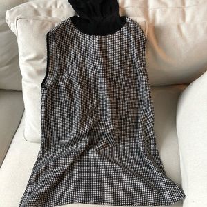 Club Monaco houndstooth turtleneck